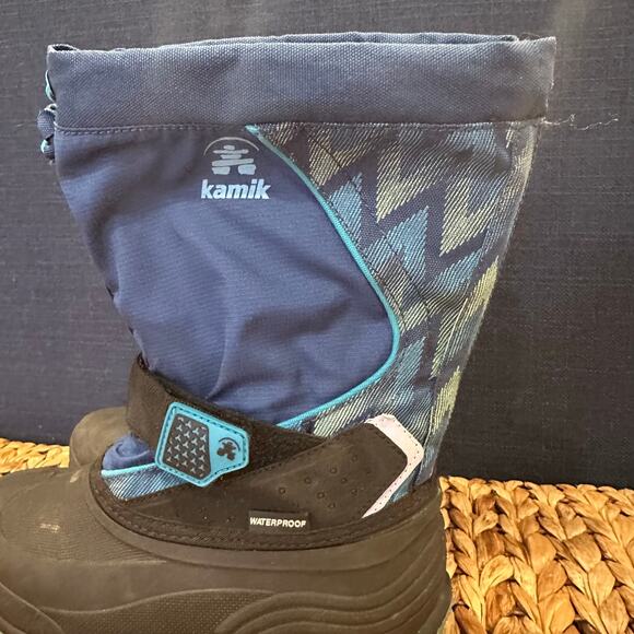 Kamik Snowfall Winter Boots sz 1 Waterproof Snow Boots Insulated Winter Boots - Picture 8 of 9